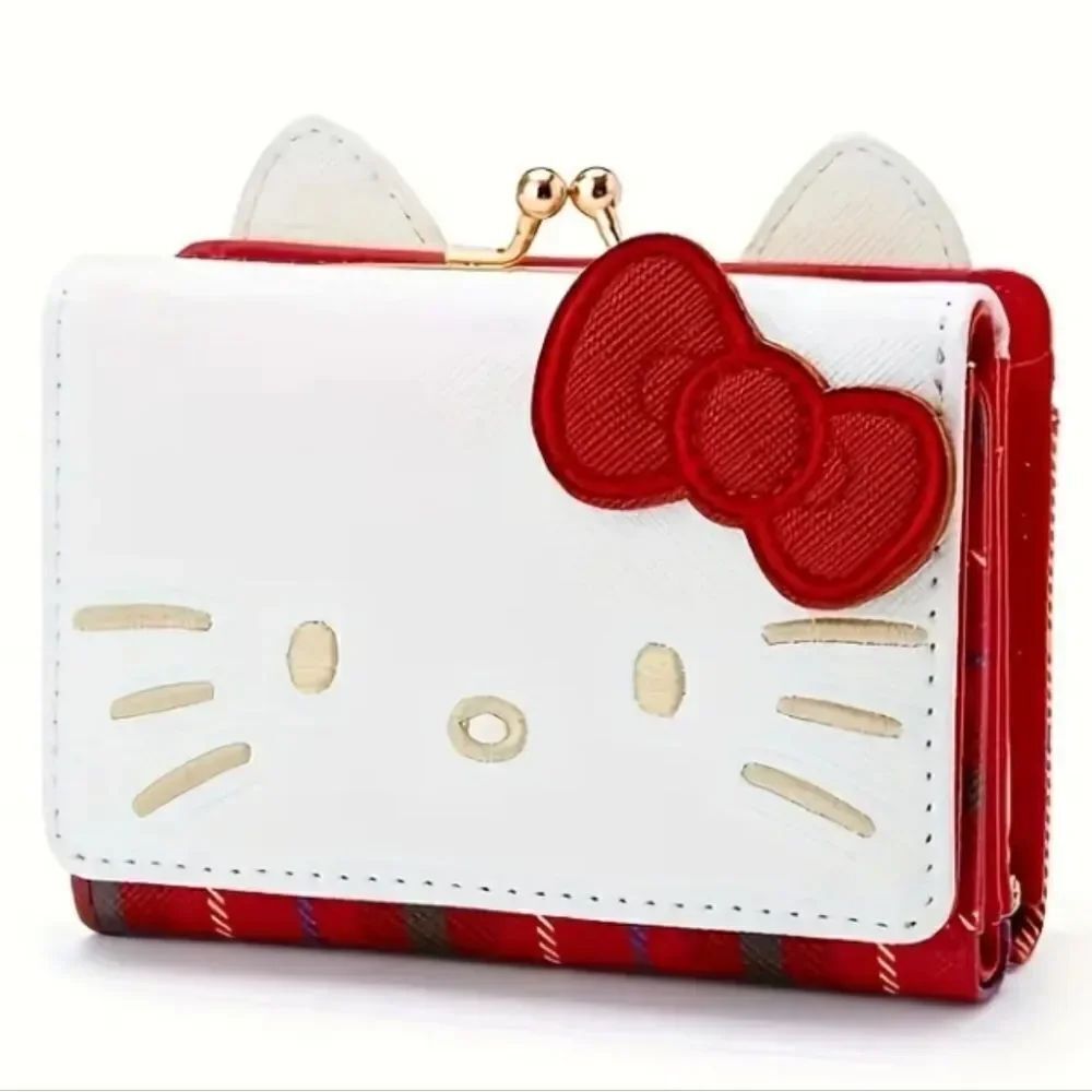 Red & White Plaid Hello Kitty Wallet - Picture 6 of 6